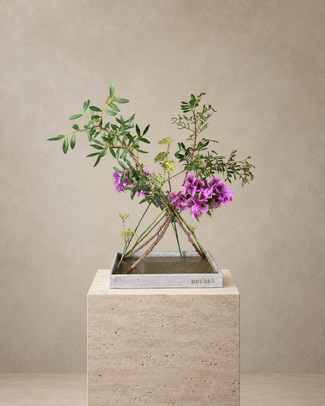 Ikebana arrangement "open field" by arya flowerslab, Macerata