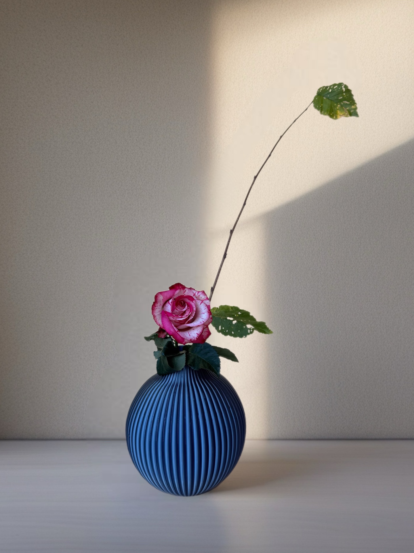 Ikebana arrangement "solitary reach" by arya flowerslab, Macerata